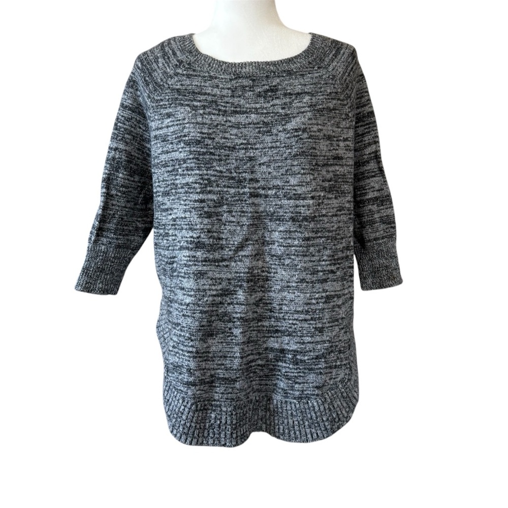 Express Wool Blend Gray‎ Sweater Curved Hem Size Medium